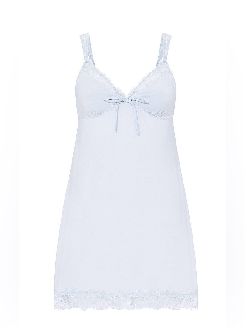 Vs Lace Trim Slip